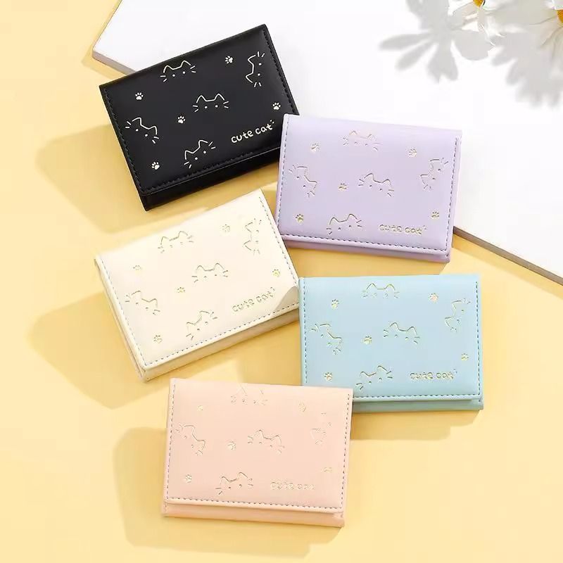 New Short Folding Small Wallet Women's Niche