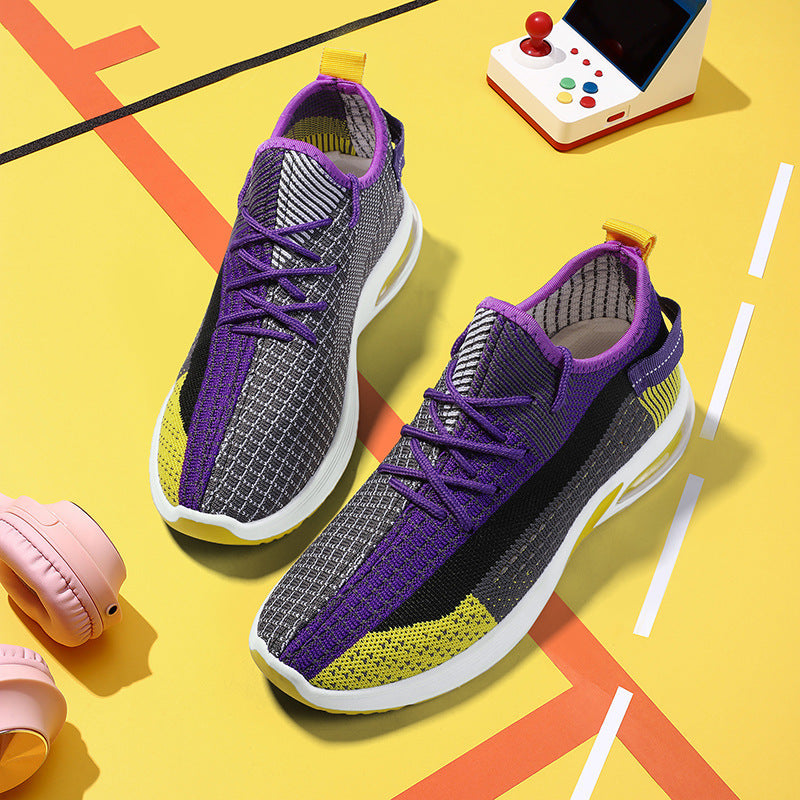 Ladies running casual sports flying shoes