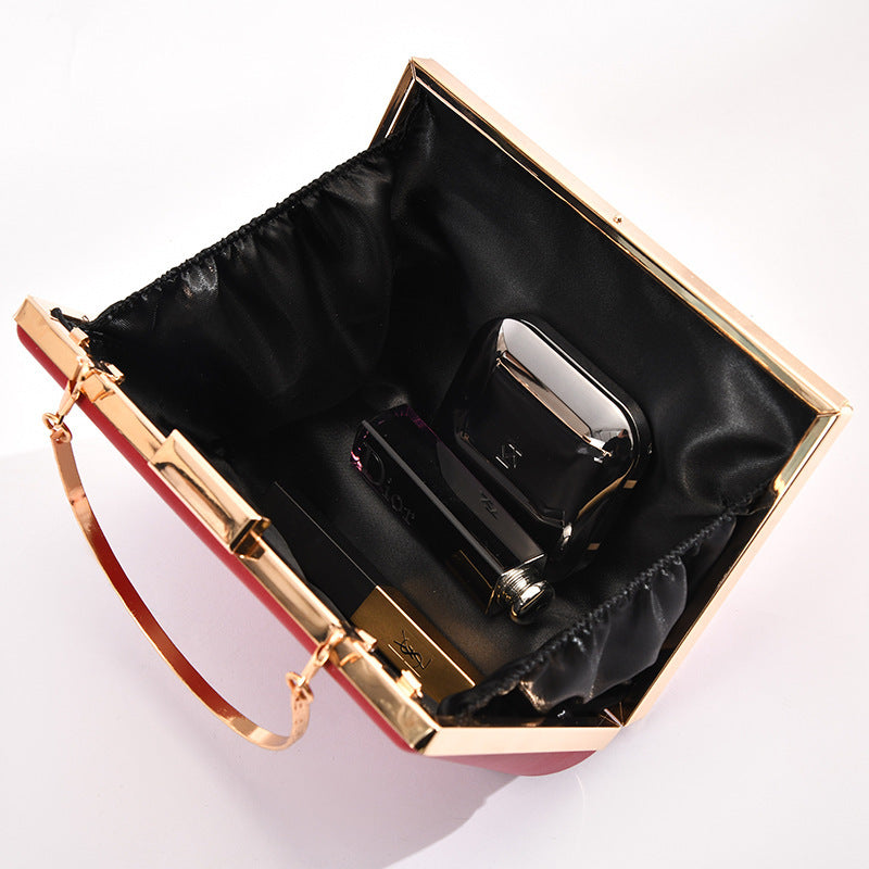 Solid Color European And American Style Simple Double Ring Bag