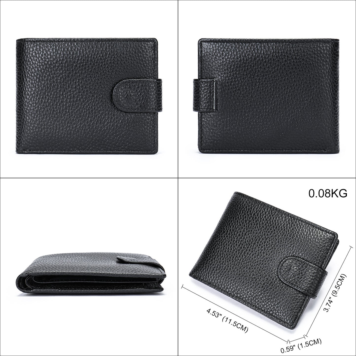 Leather Wallet Men's First Layer Cowhide Coin Purse