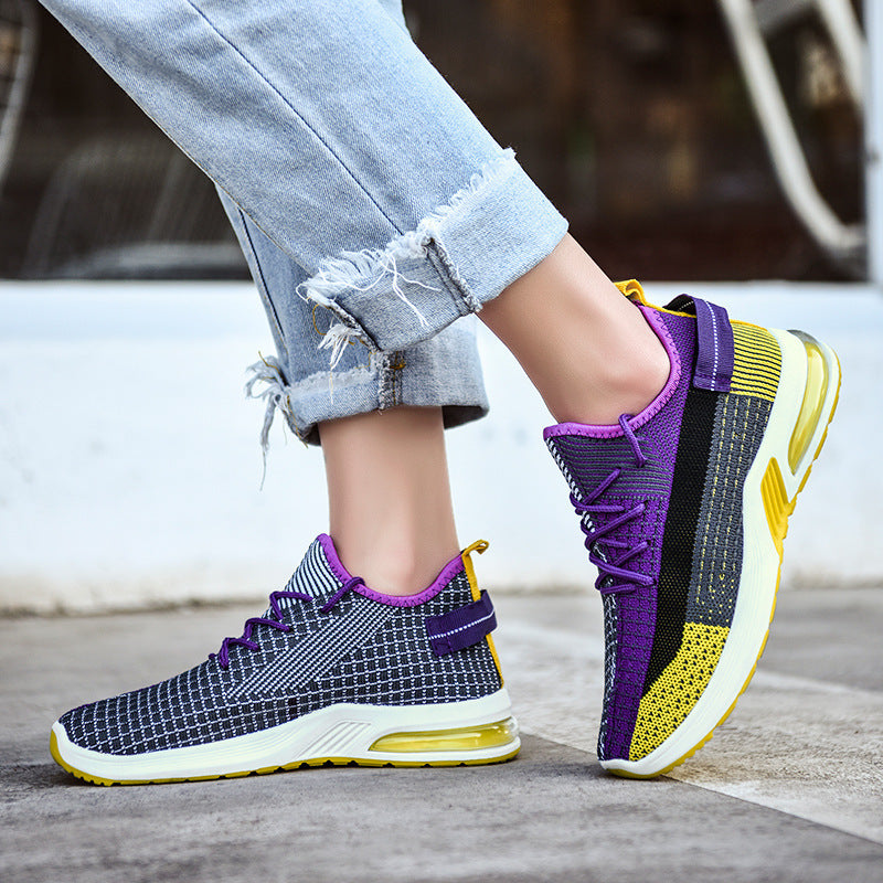 Ladies running casual sports flying shoes