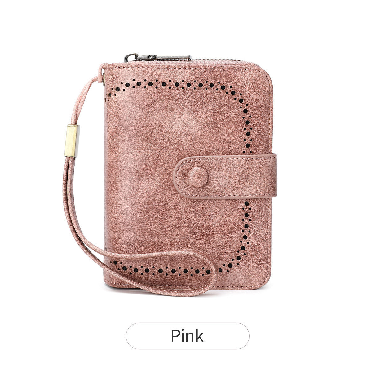 Leopard Print Multifunctional Zipper Retro Small Wallet