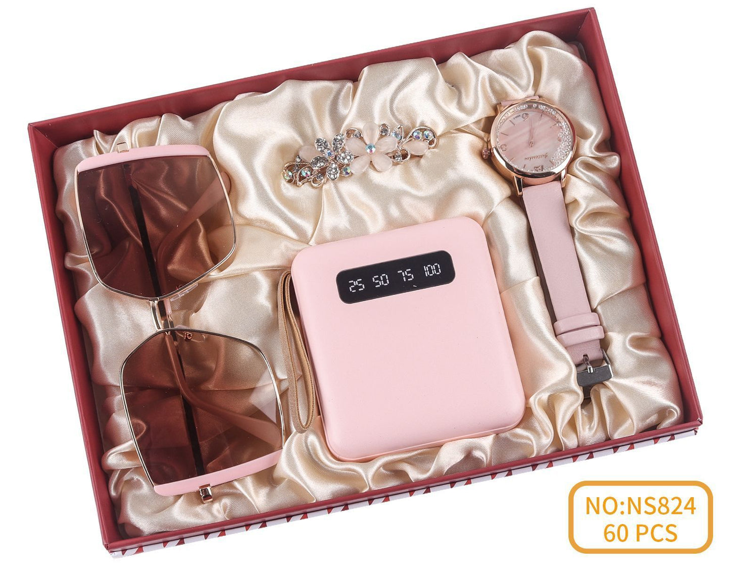 Watch Sunglasses Wallet Keychain Gift Set