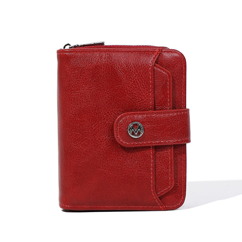 Fashion Clutch Zipper Hasp Women's Wallet